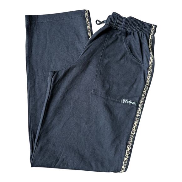 NWT Otomix t shirt short sleeve matching bottoms black cheetah cotton size small - Picture 6 of 16